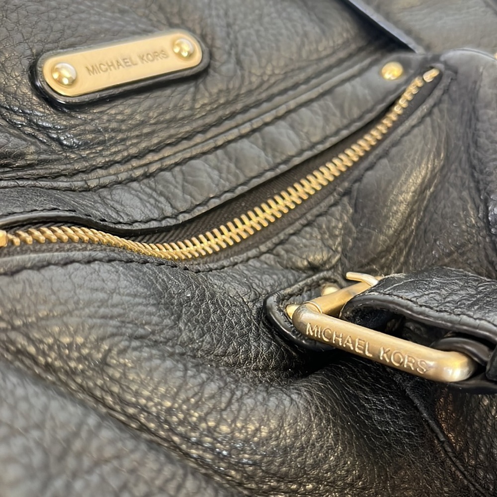 Michael Kors Black Buckle Satchel - Picture 14 of 15